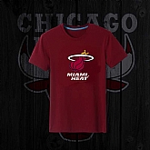 Men's Heat Fresh Logo D.Red Short Sleeve T-Shirt FengYun,baseball caps,new era cap wholesale,wholesale hats